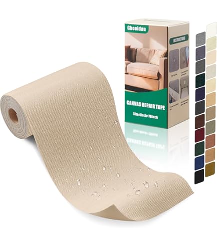 Birllaid Lot De Deux Rouleaux De Ruban De Réparation Pour Auvent à