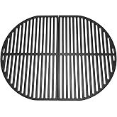 Tlhshuyu 18-7/8 Cast Iron Cooking Grids Grates Replacement Parts for Primo Oval XL 400, G420 Grills Primo 361