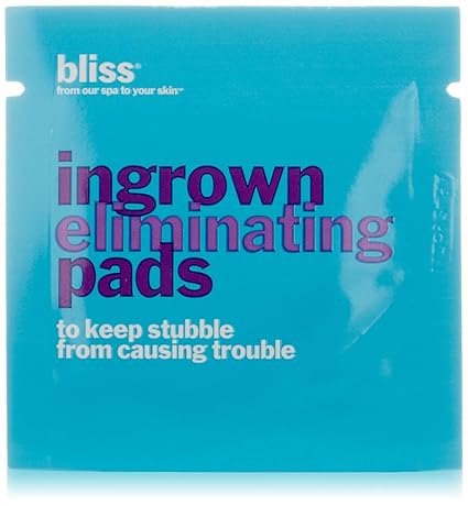 Amazon Com Bliss Ingrown Eliminating Pads Use Between Waxing