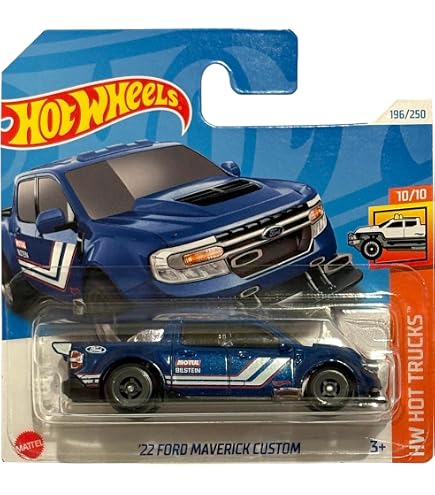 2019 i Hot Wheels CUSTOM FORD MAVERICK #98✰red✰MUSCLE MANIA✰ case E