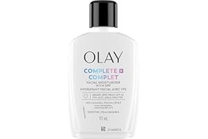 Olay Complete+ Face Moisturizer with Sunscreen SPF 40, For Sensitive Skin, Broad Spectrum Sun Protection, Fragrence-Free - No