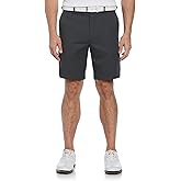 PGA Tour Men's 9" Golf Shorts with Expandable Waistband, Flat Front, Moisture-Wicking, Sun Protection, Stretch, Lightweight