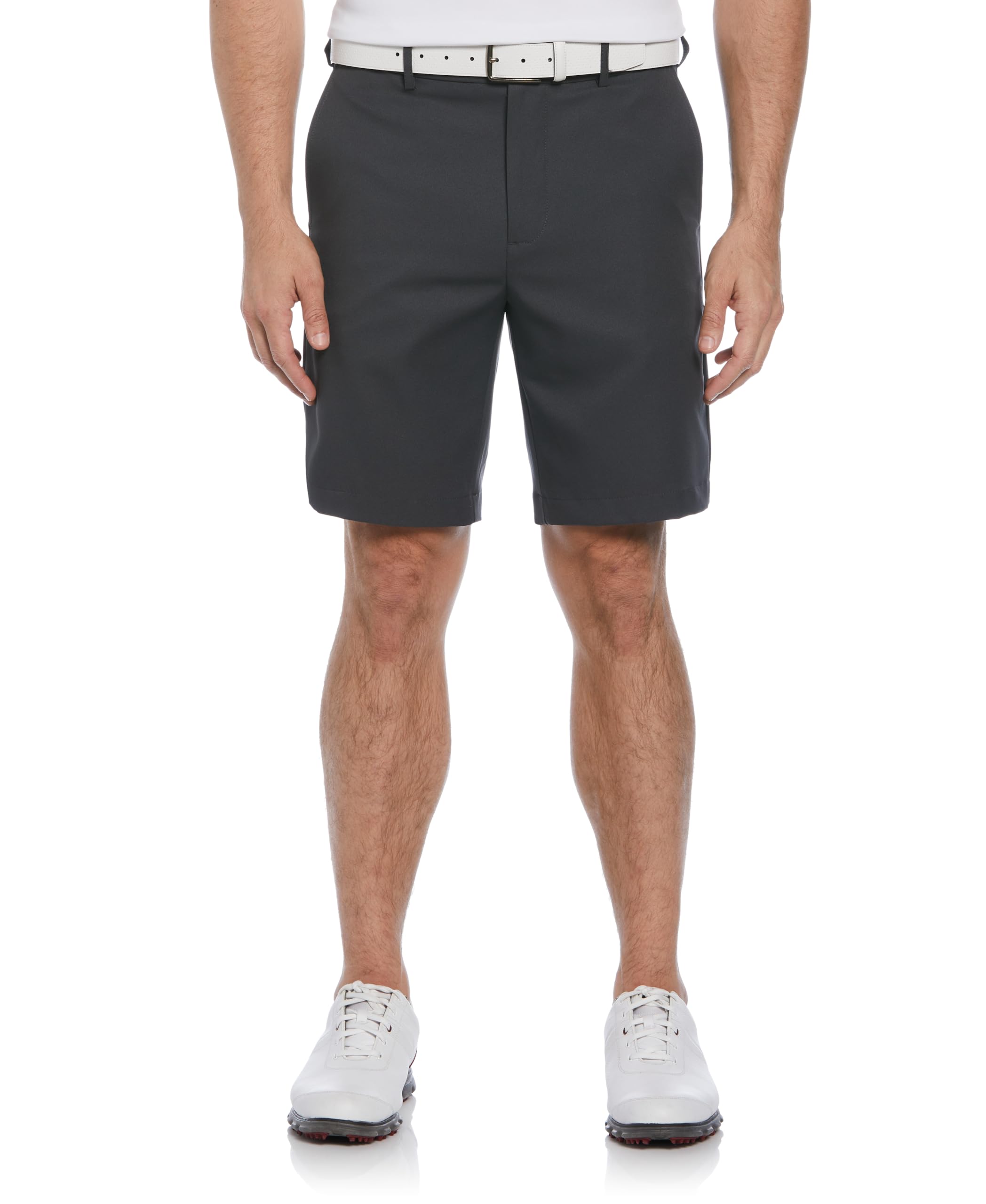 Photo 1 of PGA TOUR Men's Expandable Flat Front Golf Short, Asphalt, 34
