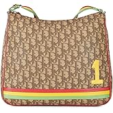 Dior Women's Pre-Loved Brown Coated Canvas Rasta Messenger Bag, Brown, One Size