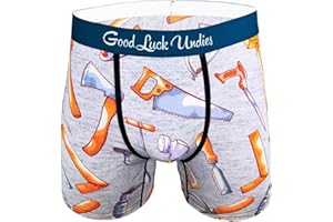 Good Luck Undies Men's Novelty Boxer Brief Underwear