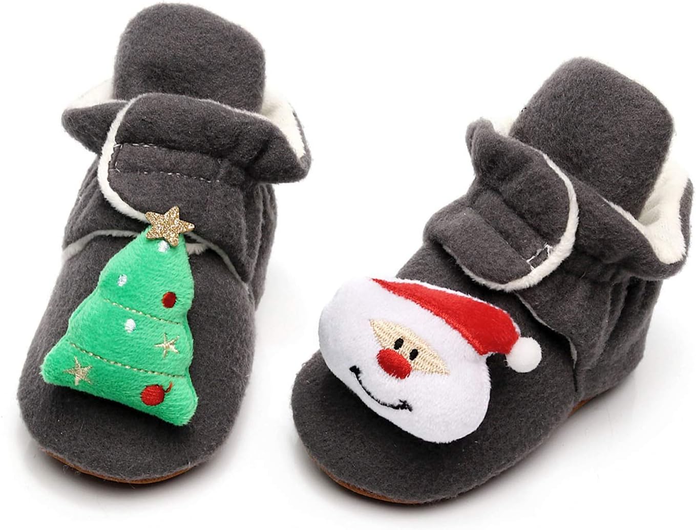 infant christmas slippers