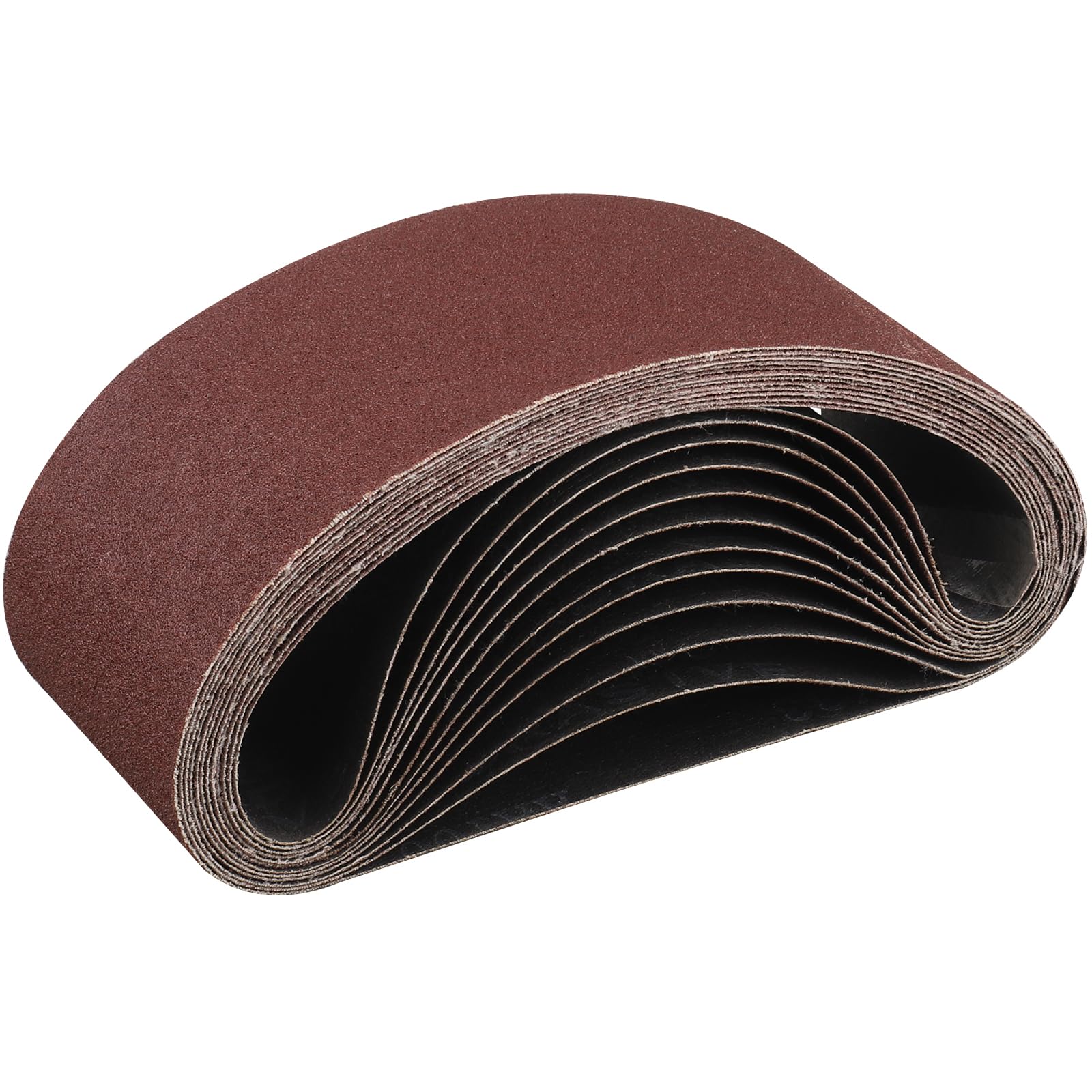 STEBRUAM Sanding Belt 75 x 457 mm,12PCS 100 Grit