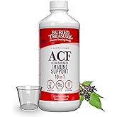 Buried Treasure ACF Extra Strength Liquid Immune Support – 1000mg Vitamin C, Elderberry, Zinc, Echinacea – Adult Herbal Supplement – Four-Day Use – 16 fl oz with Dose Cup