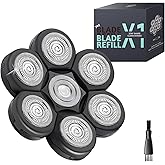Electric Razor Replacement Blades, 7 Heads Wet Dry Beard Shaver Replacement Blade for Bald Men, compatible with E-Hunter AE7130 Electric Shavers