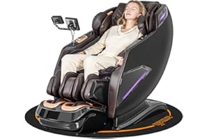 ARMALI 4D Massage Chairs Full Body,Zero Gravity SL-Track Shiatsu Massage Chair Recliner,Core Heating,20 Massage Techniques,Deep Yoga Stretch,Foot Rollers, Ai Voice,Touch Screen,Wireless Charging