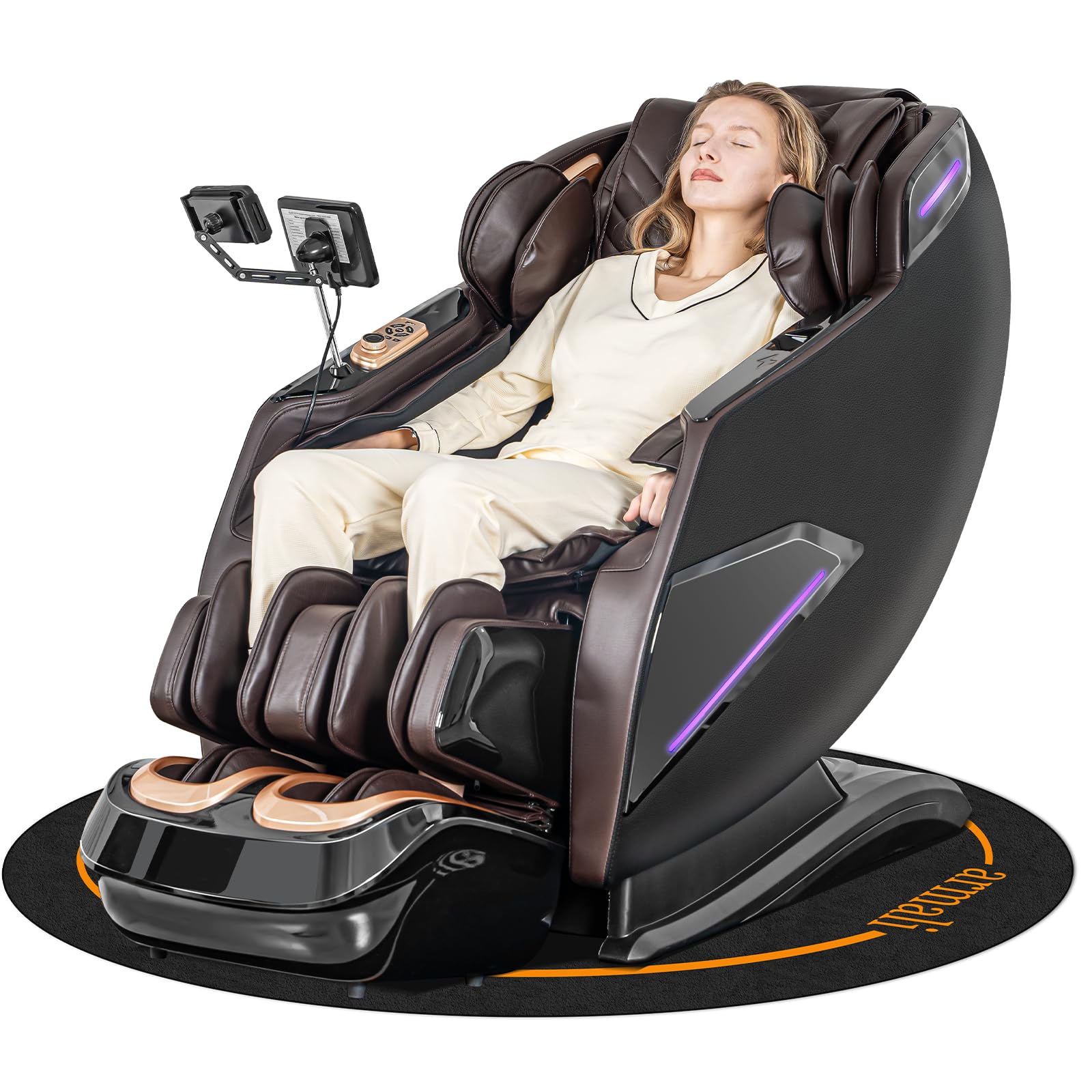 Photo 1 of ***FACTORY SEALED OPENED FOR INSPECION***
4D Massage Chairs Full Body,Zero Gravity SL-Track Shiatsu Massage Chair Recliner,Core Heating,20 Massage Techniques,Deep Yoga Stretch,Foot Rollers, Ai Voice,Touch Screen,Wireless Charging