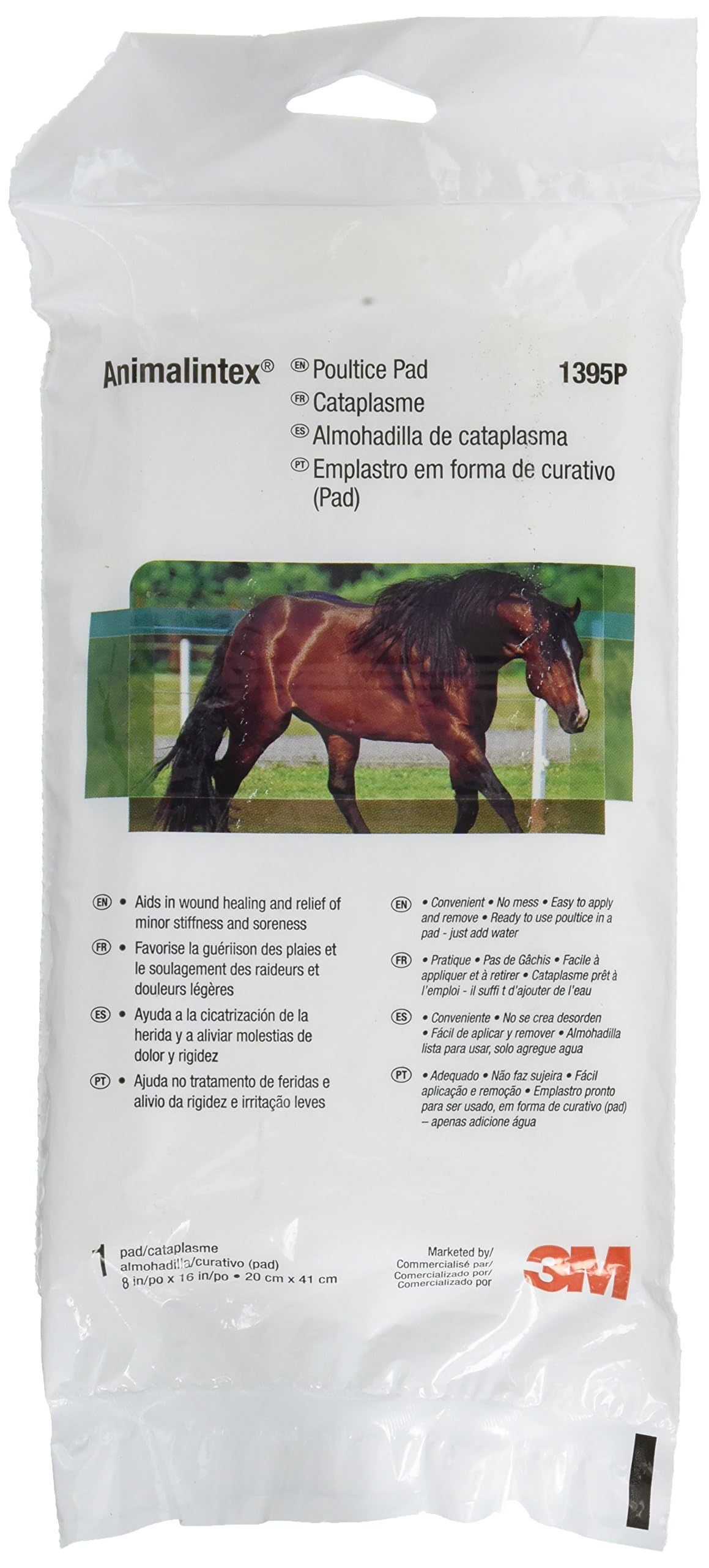 3M Animalintex Ready-to-Use Poultice Pad 8" x 16"