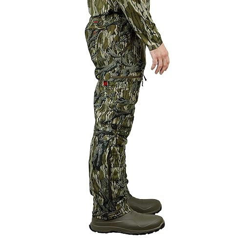 Mossy Oak Sherpa Fleece Lined Camo Hunting Pants for Men