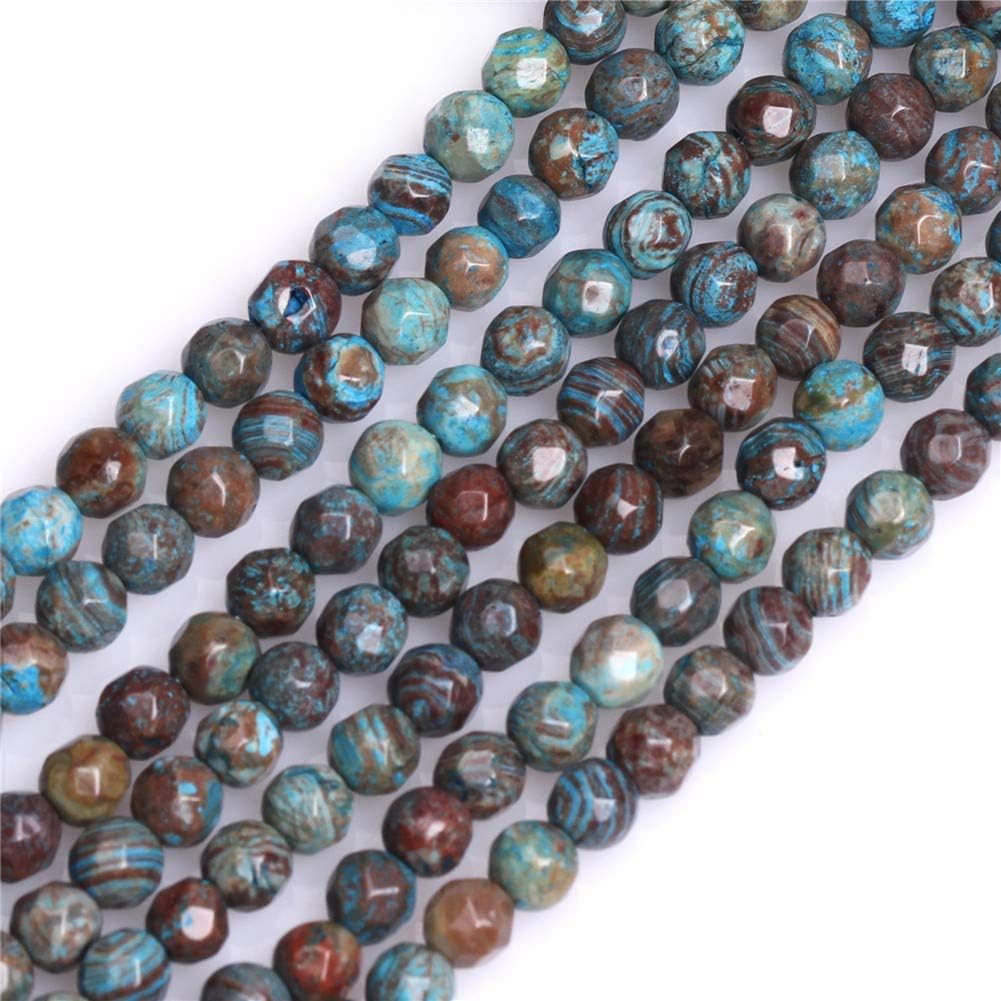 Loose Beads Blue Banded Agate Loose Beads Natural Round