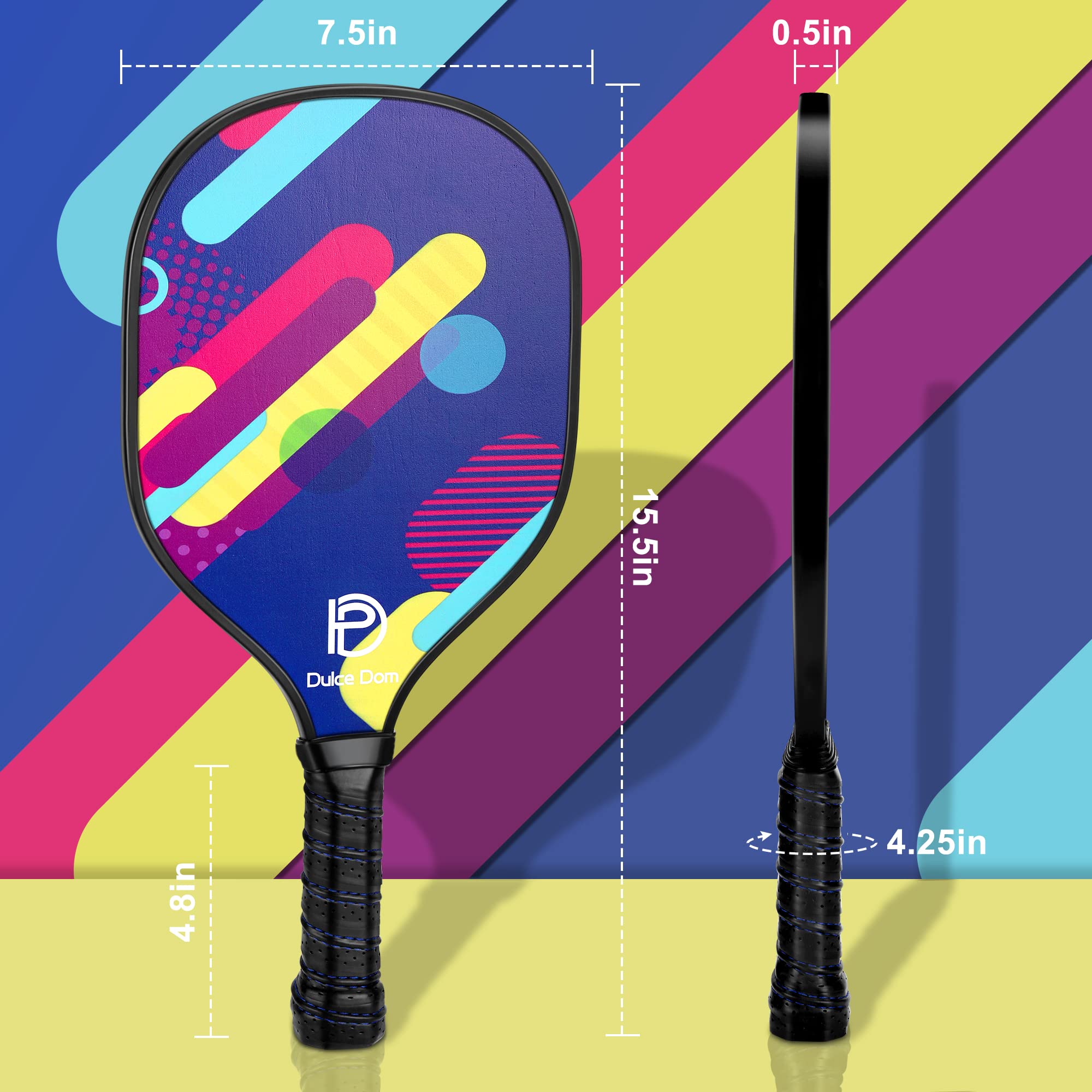 Mua DULCE DOM Pickleball Paddles, USAPA Approved Fiberglass/Graphite ...