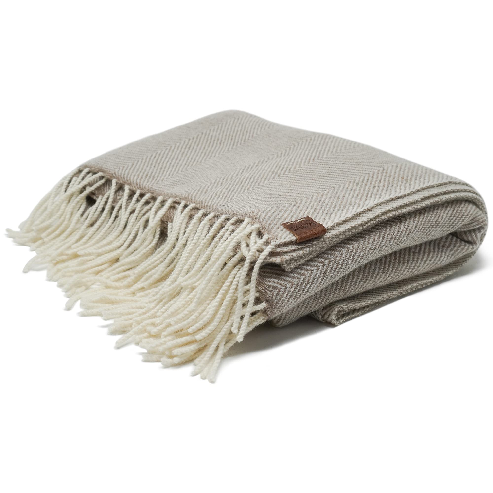 Borges & Scott 30% Cashmere 70% Merino - Blanket Throw - Cinnamon HB