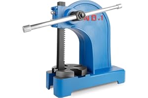 DEFNES 1 Ton Arbor Press,Heavy Duty Manual Arbor Press,Metal Punch Press Machine,for Stamping Forming Bending (1 Ton)