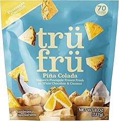 Tru Fru, Frozen Pineapple White Chocolate And Coconut, 8 Ounce