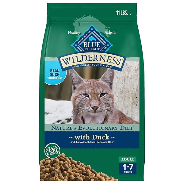 BLUE BUFFALO WILDERNESS HEALTHY ADULT DRY CAT FOOD,...