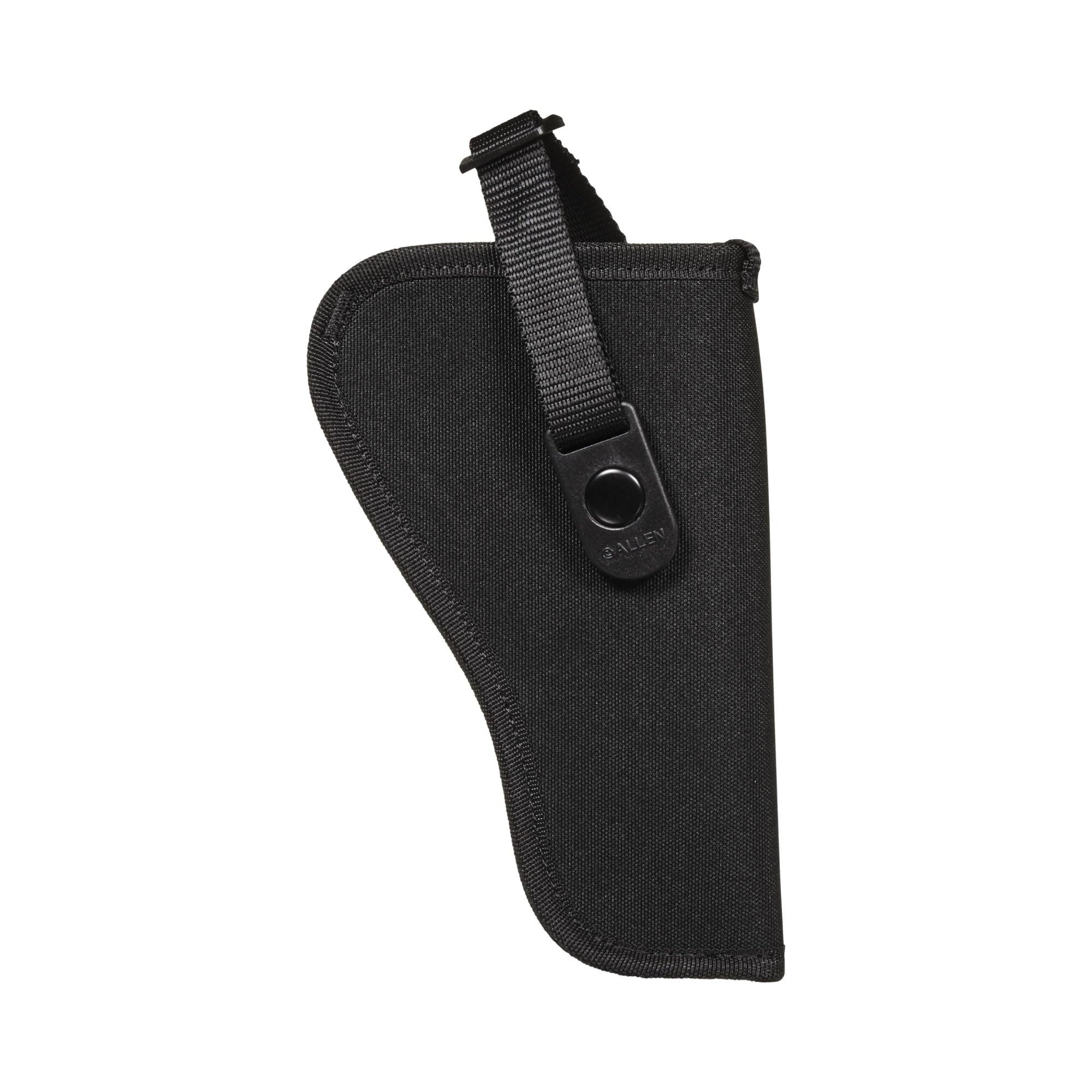 Photo 1 of Allen Company Cortez Nylon Belt Holster with Sight Guard, Right-Hand, Black, 02 - 3-4" BBL Double-Action Revolver