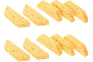 Veemoon 10pcs Glass Grinder Sponge Pad Heavy Duty Water Absorbent for Stained Glass Art Grinding Table