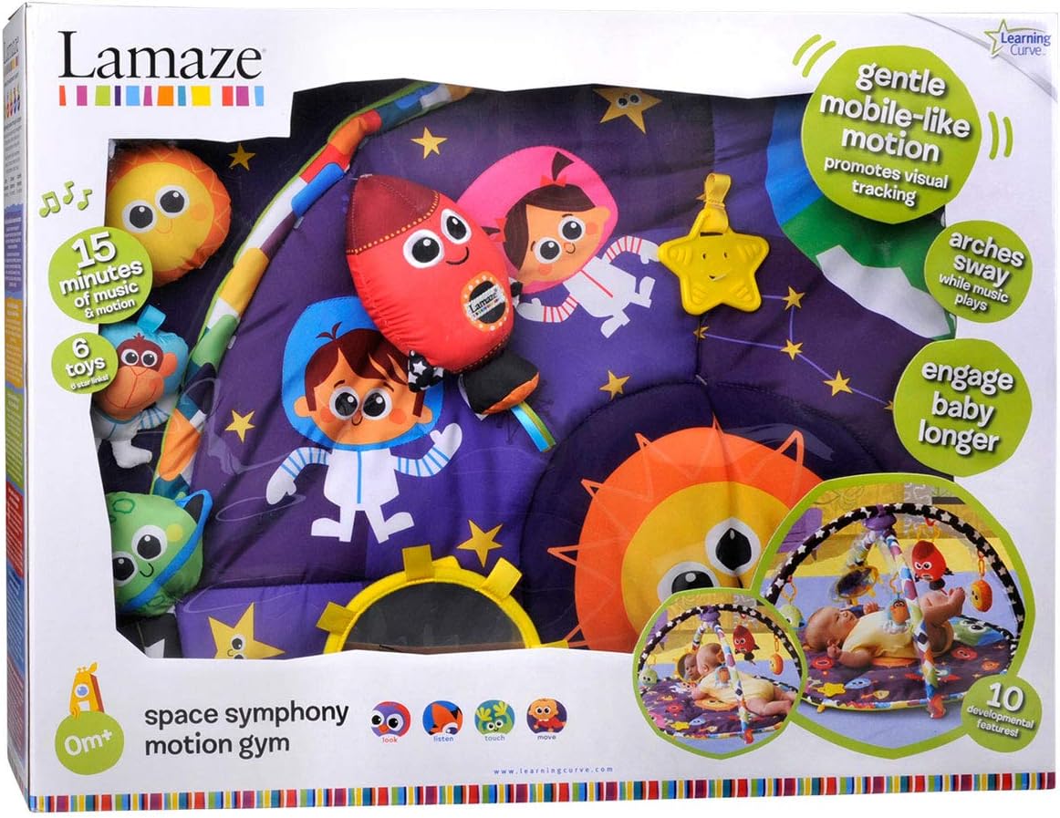 lamaze space symphony motion gym setup