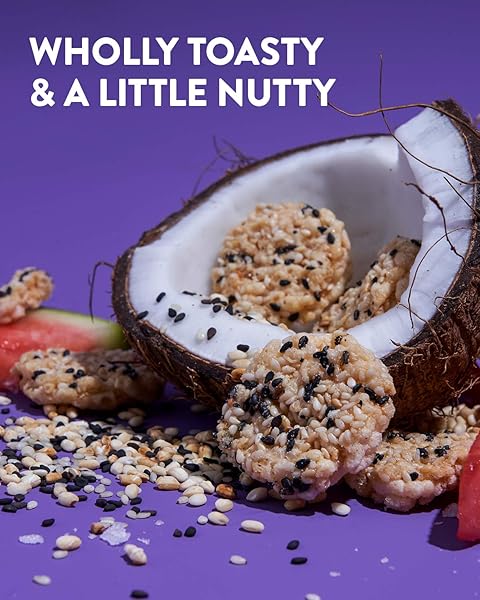 DANG THAI RICE CHIPS | GLUTEN FREE, SOY FREE & PRESERVATIVE FREE RICE CRISPS, HEALTHY SNACKS MADE WITH WHOLE FOODS (TOASTED SESAME, 3.5 OUNCE (PACK OF 1))