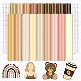Tintnut Skin Tone Permanent Vinyl, Brown Tan
