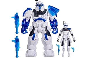 STAR WARS Epic World of Action Clone Captain Rex Mech Force Suit, 6.5-Inch Mech Suit & 4-Inch Action Figure, Toys for Boys & Girls, Christmas Stocking Stuffer Gifts, Ages 4+ (Amazon Exclusive)