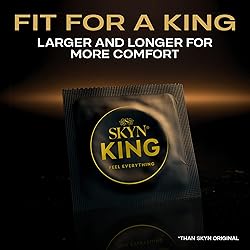 SKYN King Elite Large Extra Glide Non-Latex Condom