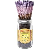 Wild Berry Mango Passion 11-Inch Incense Sticks, Hand Dipped, 100 Count | Tropical Mango, Peach and Passion Fruit Scent, Premium Incense Sticks, Home Fragrance Aromatherapy, USA made, 100 Count
