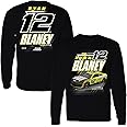 Checkered Flag Sports Ryan Blaney Long Sleeve Menards #12 Car T-Shirt Black