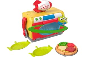​Fisher-Price Imaginext Toy Story Pizza Planet Oven with Lights and Sounds for Pretend Pizza Making Play