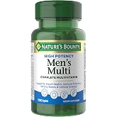 Nature's Bounty High Potency Men&rsquo;s Complete Multivitamin, 100 Capsules | Daily Men&rsquo;s Health Vitamin for Heart Health &amp; Immune Support, Men's Multivitamin for Strong Bones, Overall Health &amp; Wellness