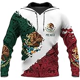 FAYBA Mexican Hoodies Aztec Mexico Mexican Hoodies 3D Print Casual Hooded Pullover