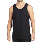 Next Level Apparel Men's Cotton Muscle Tank Top, Black, X-Large