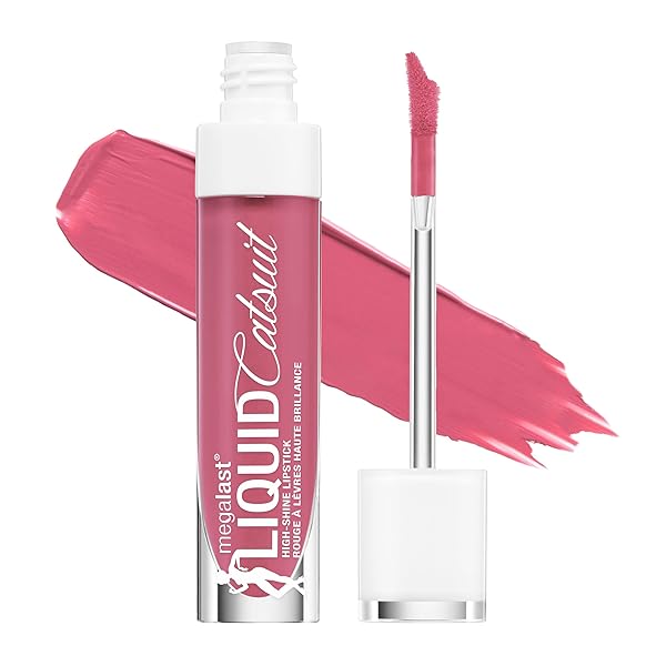 WET N WILD MEGA LAST CATSUIT HIGH-SHINE LIQUID LIPSTICK PINK TAFFY TANTRUM