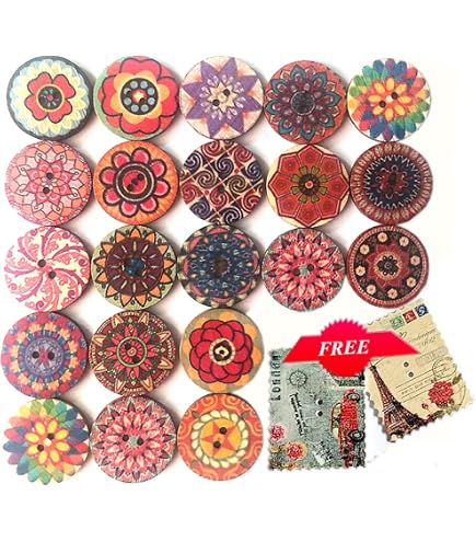 Boutons nacre 15 mm pour couture et tricot - Set de 50 - Blanc naturel