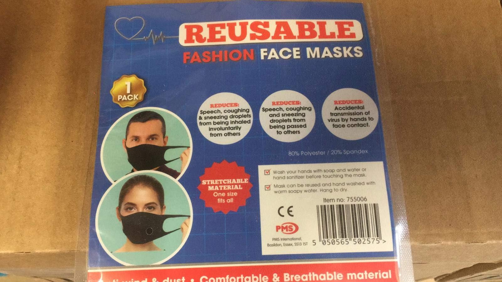 2 Pack Anti Dust Mask Face Mouth Mask, Fashion Reusable Washable Outdoor Unisex Mask New Design - Electric Blue