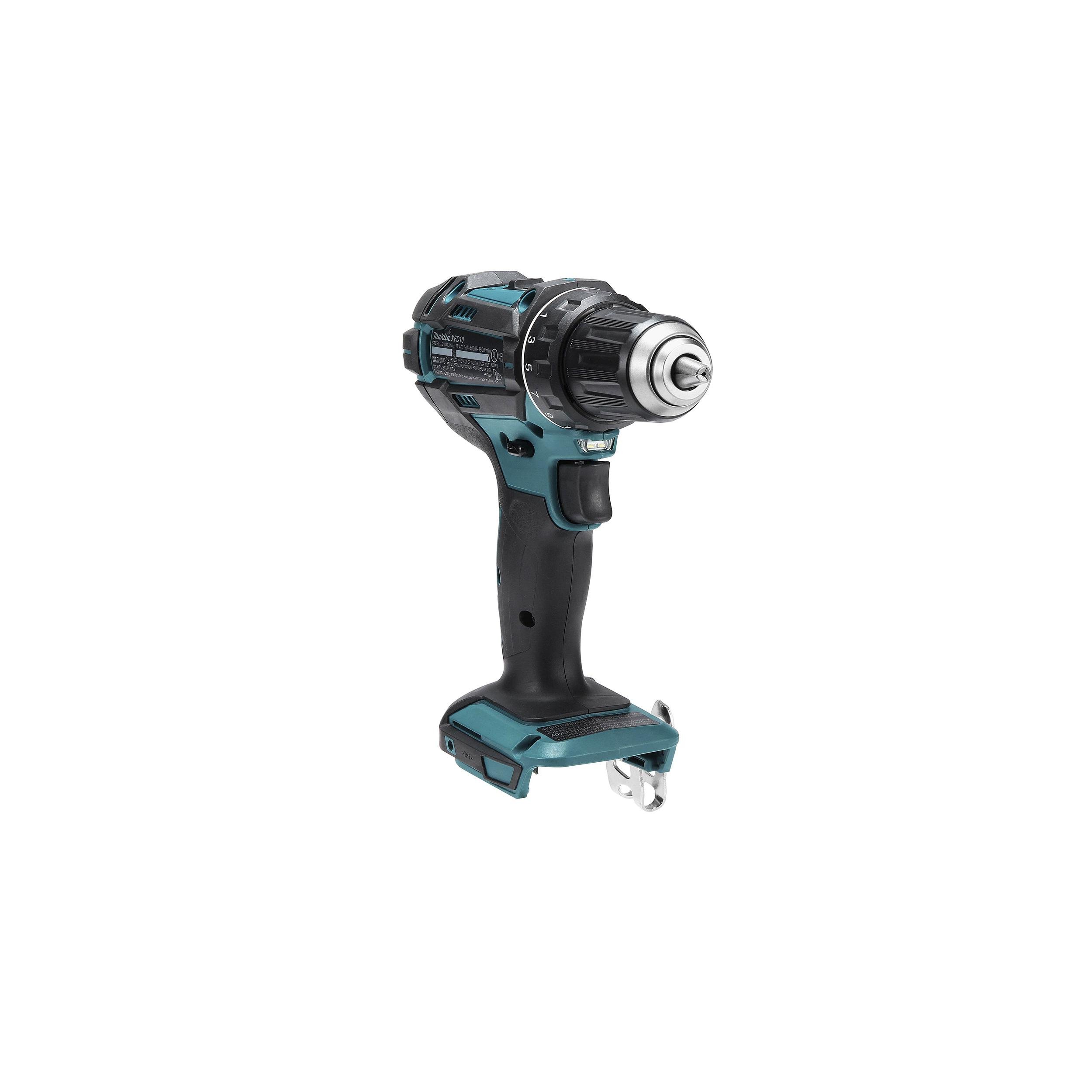 Makita XFD10Z 18V LXT Lithium-Ion Cordless Driver-Drill, Tool Only, 1/2