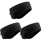 LMMHEIZI 3 Pcs Winter Ear Covers Muffs Warmer for Women Men Fleece Running Headband for Ski Cycling Gym Sleeping