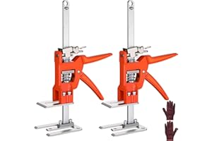 FLYGENERAL Labor Saving Arm,Extended Version Hand Lifting Jack Tool, Multi Function Height Ajustment Lifting Tool with 880 lb Load-Bearing, Stainiess Steel Lifting Jack Handle for Installing Doors (2PCS)