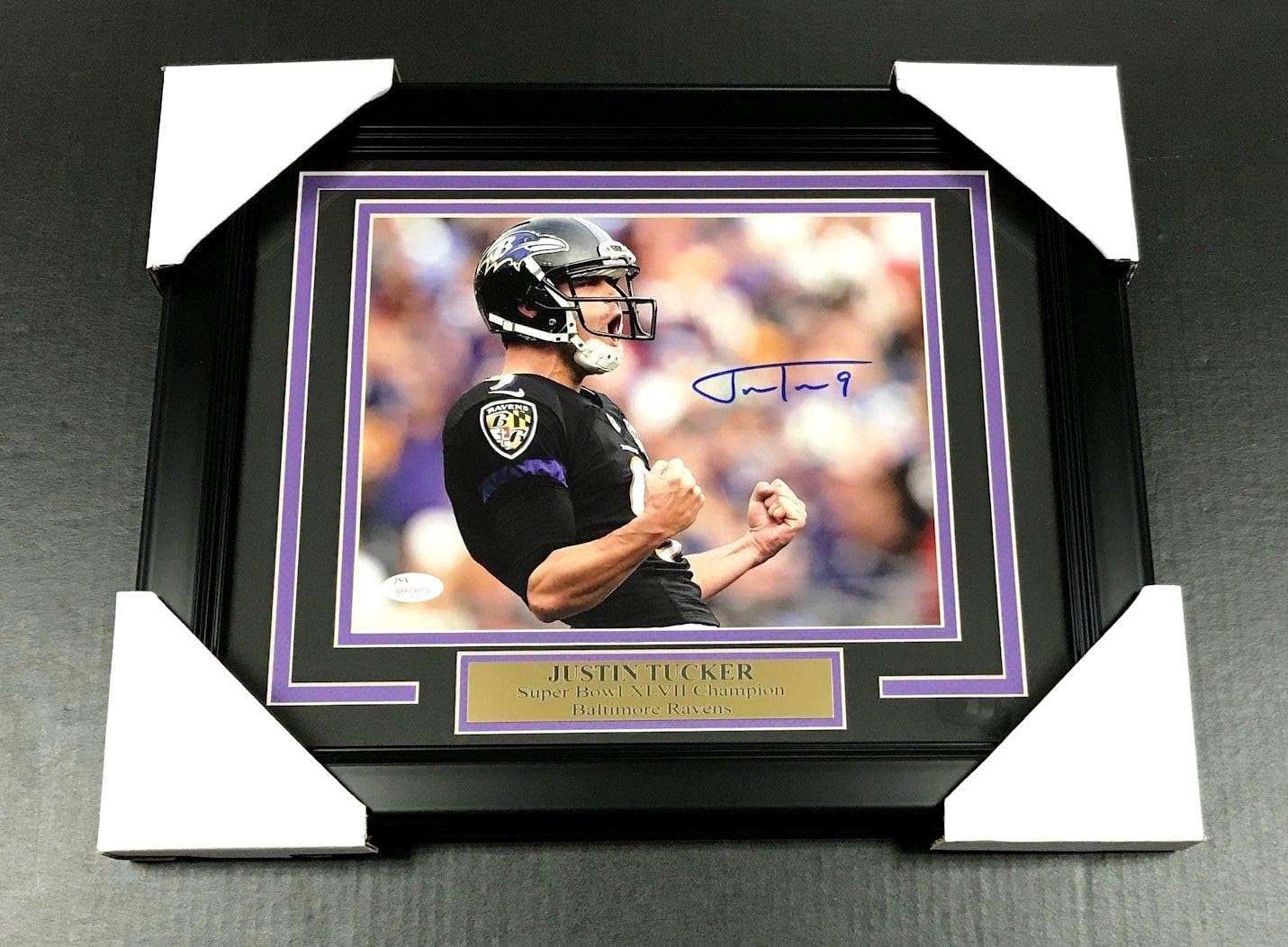 justin tucker autographed jersey
