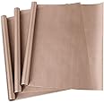 3 Pack PTFE Teflon Sheet for Heat Press Transfer Sheet Non Stick 16 x 20" Heat Transfer Paper Reusable Heat Resistant Craft M