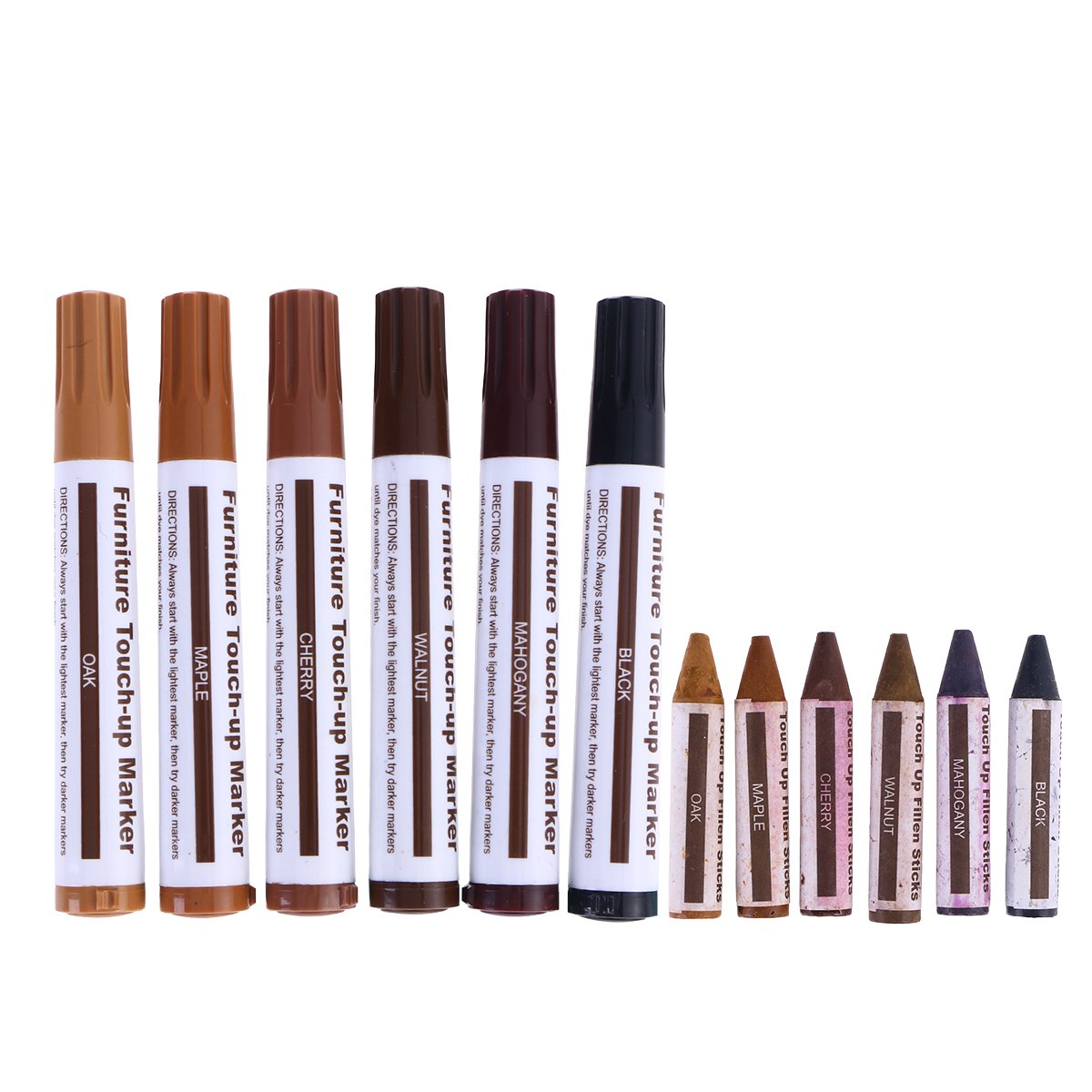 OUNONA 12 en 1 Madera Muebles Arañazos Reparación Touch Up Paint