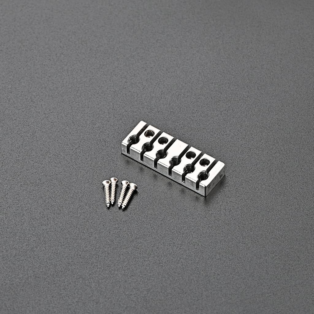 Alnicov 42mm Headless Guitar Locking Nut String Lock For 6 String Headless Guitar Parts Replacement