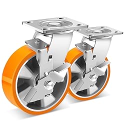 W B D WEIBIDA 6 Inch Industrial Grade Casters with
