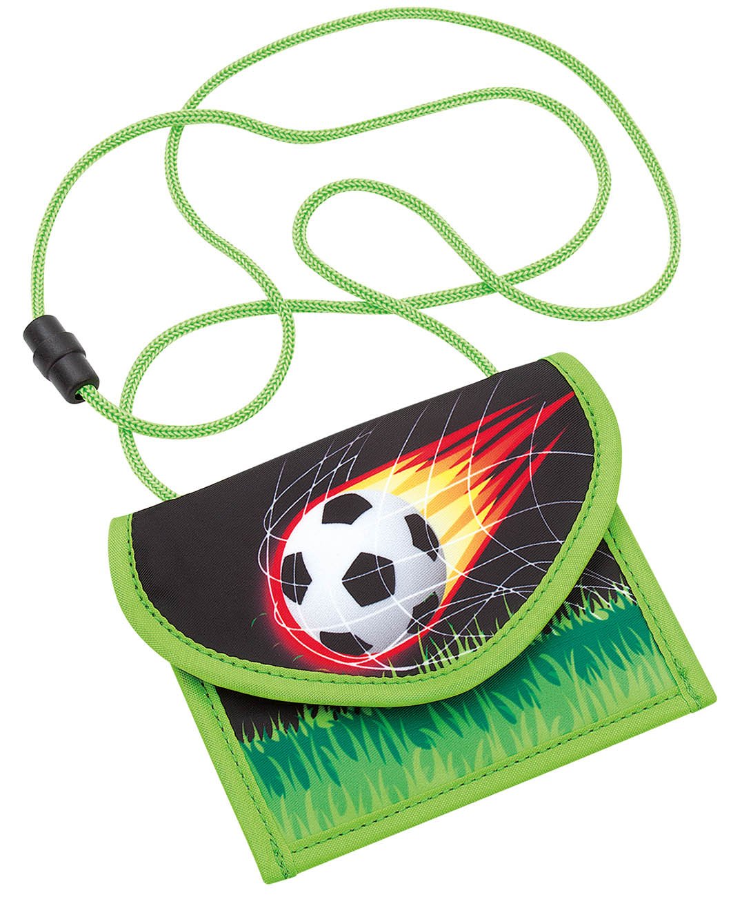 Wedo Football Shape Neck Pouch, 14 cm, Assorted