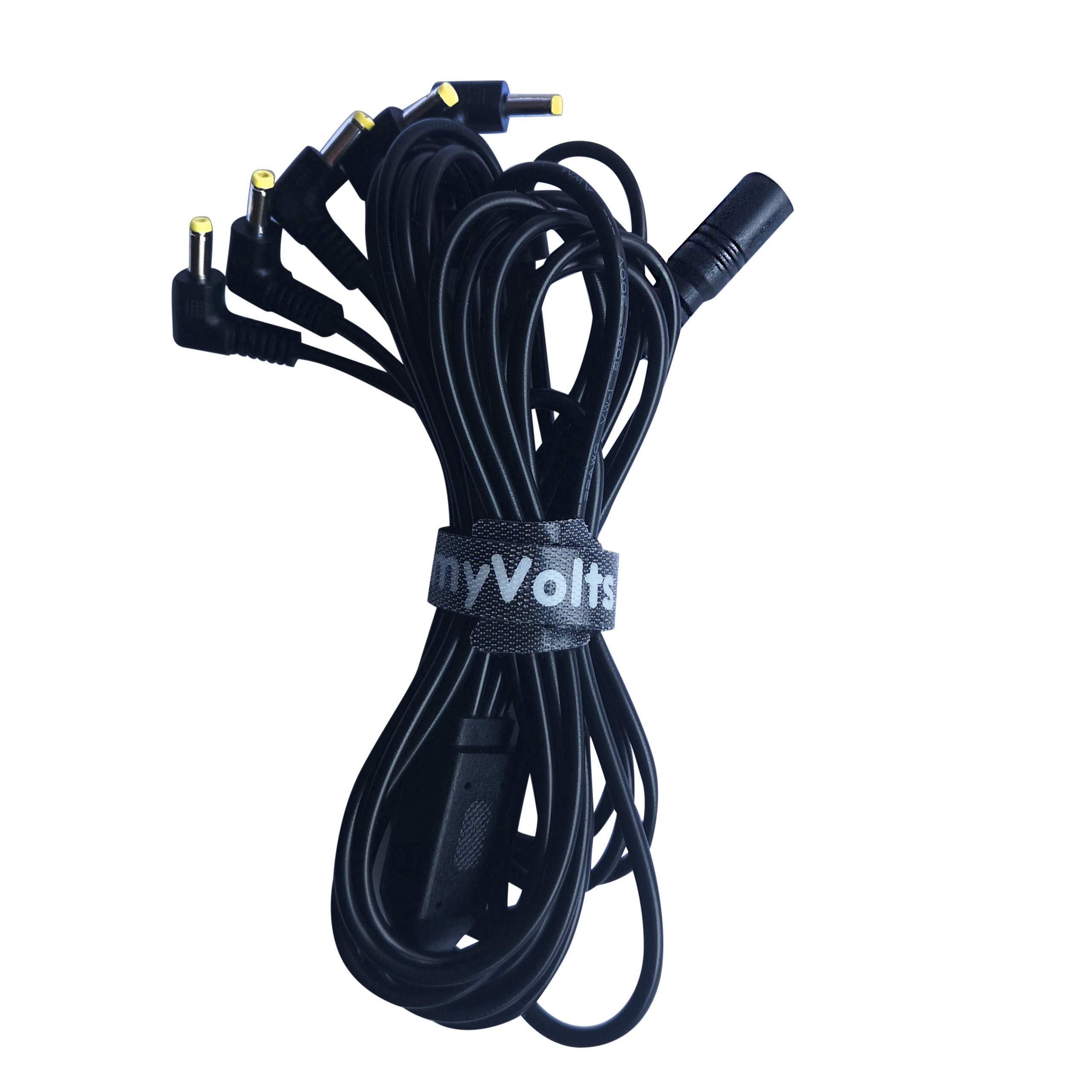 Photo 1 of 5-way power splitter cable for Korg Volca by MyVolts - Black (5-way splitter only)