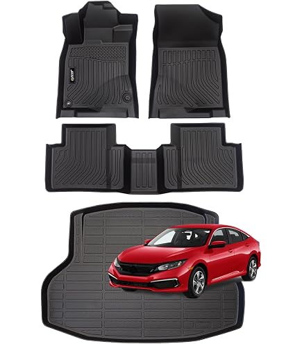 Bandeja Maletero XUKEY Para Honda Civic Hatchback 2017-2021 – Negro, Plástico Espumado